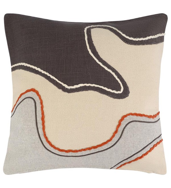 Чехол на подушку flowing stone из коллекции ethnic, 45х45 см