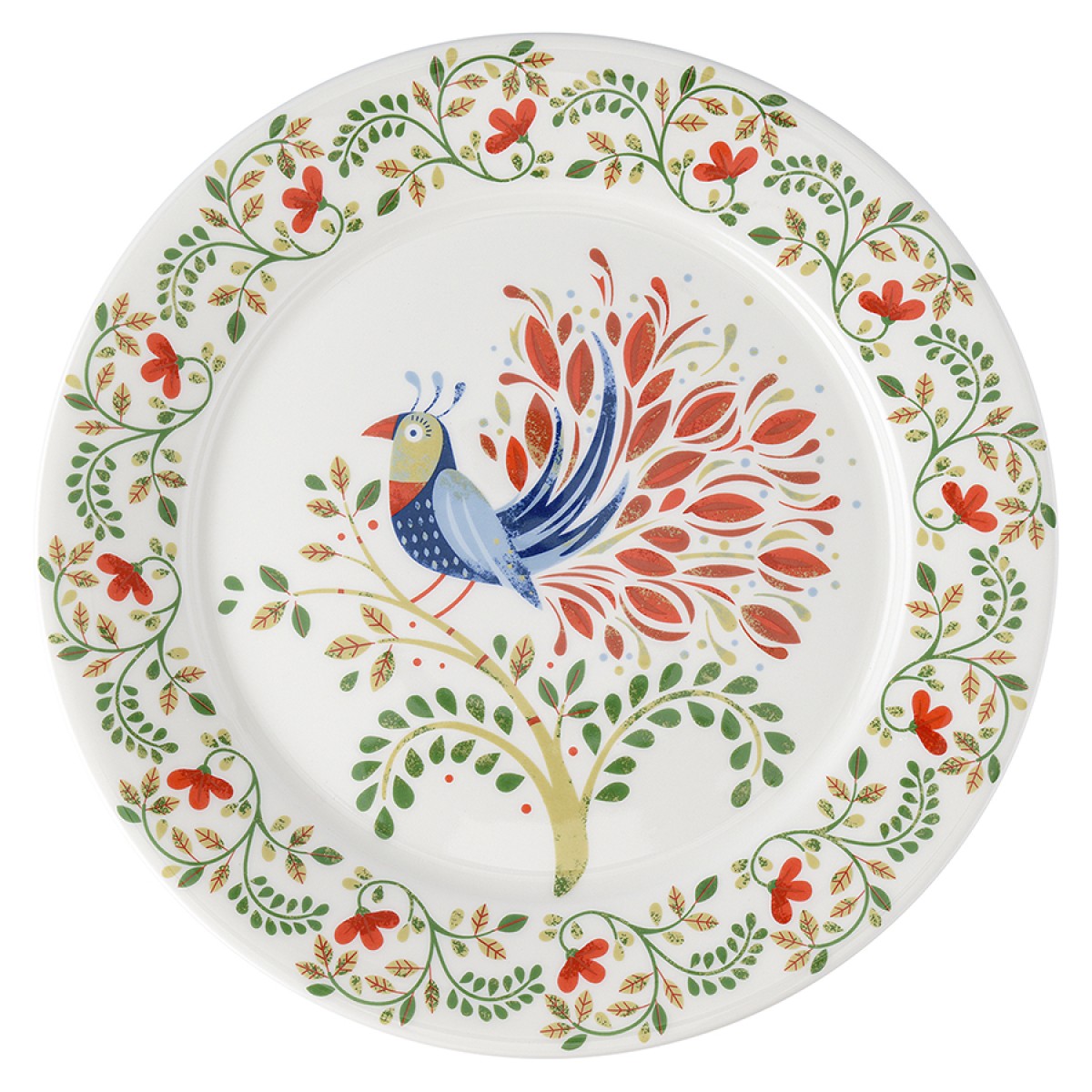 Тарелка fantail bird из коллекции birds of paradise, D28 см