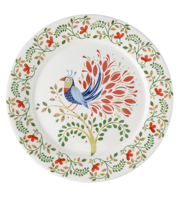 Тарелка fantail bird из коллекции birds of paradise, D28 см