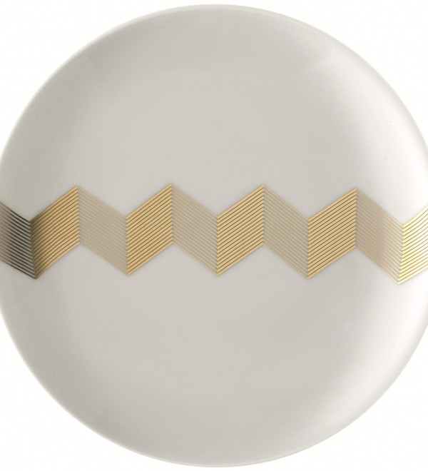 Набор блюдец signature, chevron, D16 см, 4 шт.