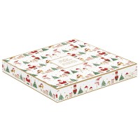 Набор десертных тарелок let it snow, nutcracker & bird, D16 см, 2 шт.