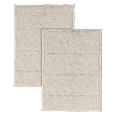 Набор салфеток-губок двухсторонних из микрофибры cozy clean, бежевые, 2 шт.