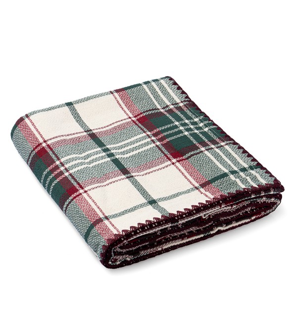 Скатерть Шотландская клетка из коллекции new year essential, 180x180см