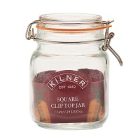 Банка clip top квадратная 1 л