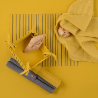 Набор салфеток под приборы из хлопка серого цвета из коллекции prairie, 35х45 см