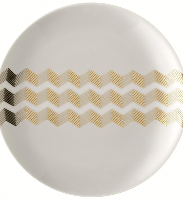 Набор блюдец signature, chevron, D16 см, 4 шт.