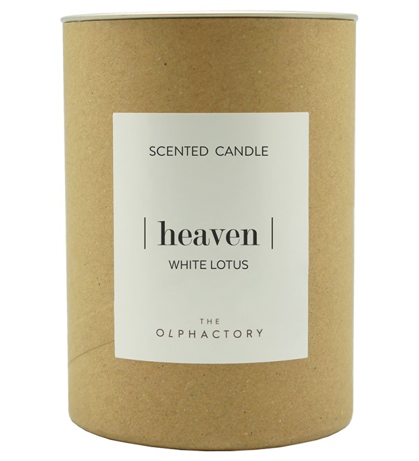Свеча ароматическая the olphactory, heaven, white lotus, 40 ч