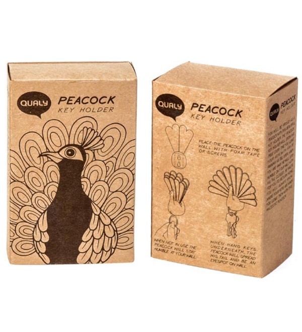 Ключница peacock, синяя/зеленая