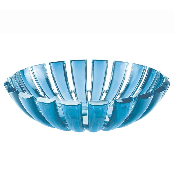 Корзина для фруктов dolcevita, D25 см, бирюзовая