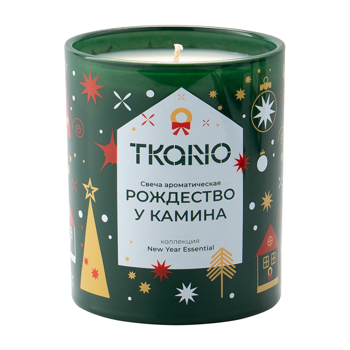 Свеча ароматическая Рождество у камина из коллекции new year essential