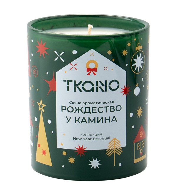 Свеча ароматическая Рождество у камина из коллекции new year essential