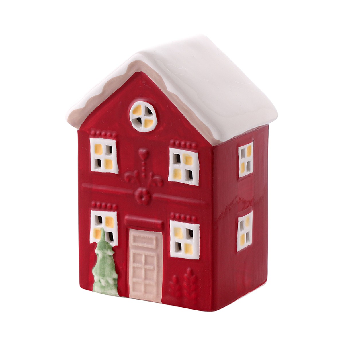 Домик с подсветкой fredensborg из коллекции new year essential, 13 см
