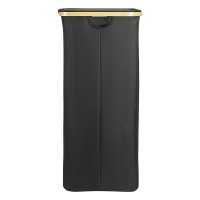 Корзина для белья neat tall, 41х35х74 см, черная