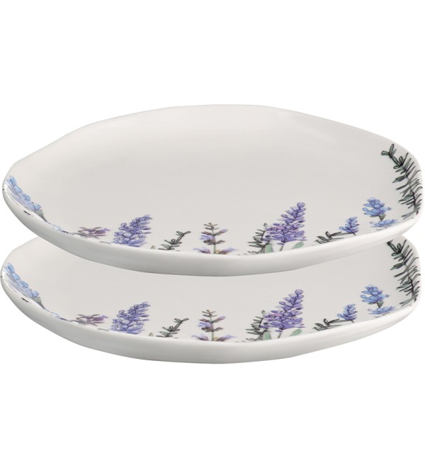 Набор тарелок floral, D19 см, 2 шт.