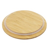 Набор контейнеров для запекания и хранения круглых eco store с крышками из бамбука, 3 шт.