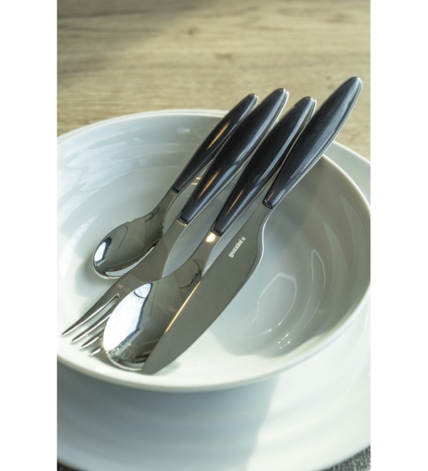 Набор из 24 столовых приборов cutlery feeling, серые
