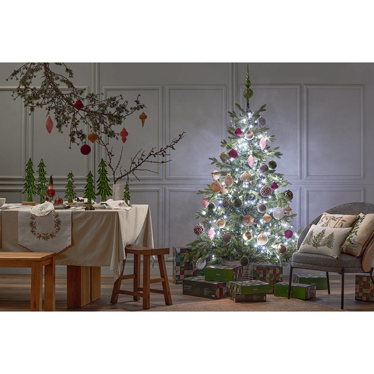 Набор ёлочных украшений winter wonders из коллекции new year essential, 4 шт.