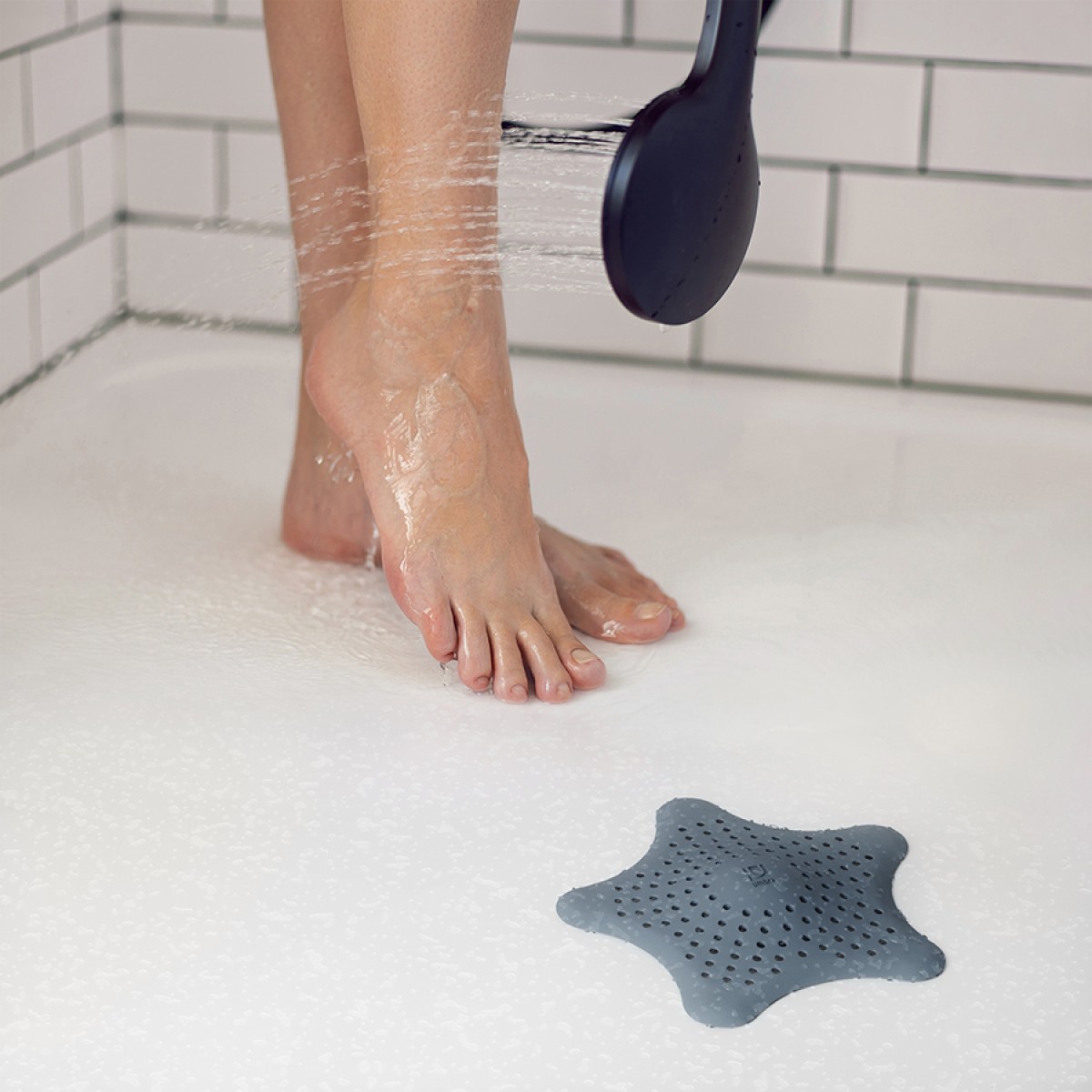 Фильтр для слива starfish, серо-голубой