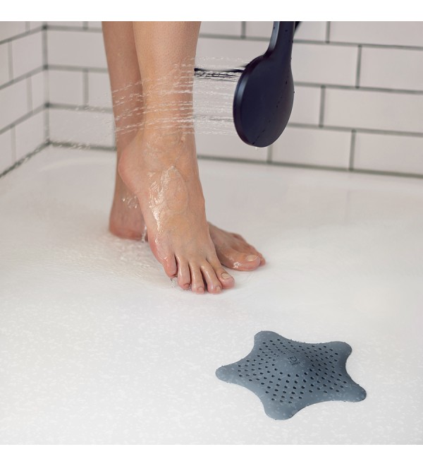Фильтр для слива starfish, серо-голубой