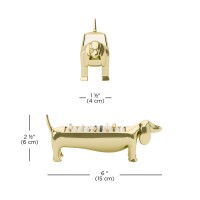 Держатель для колец dachsie, латунь
