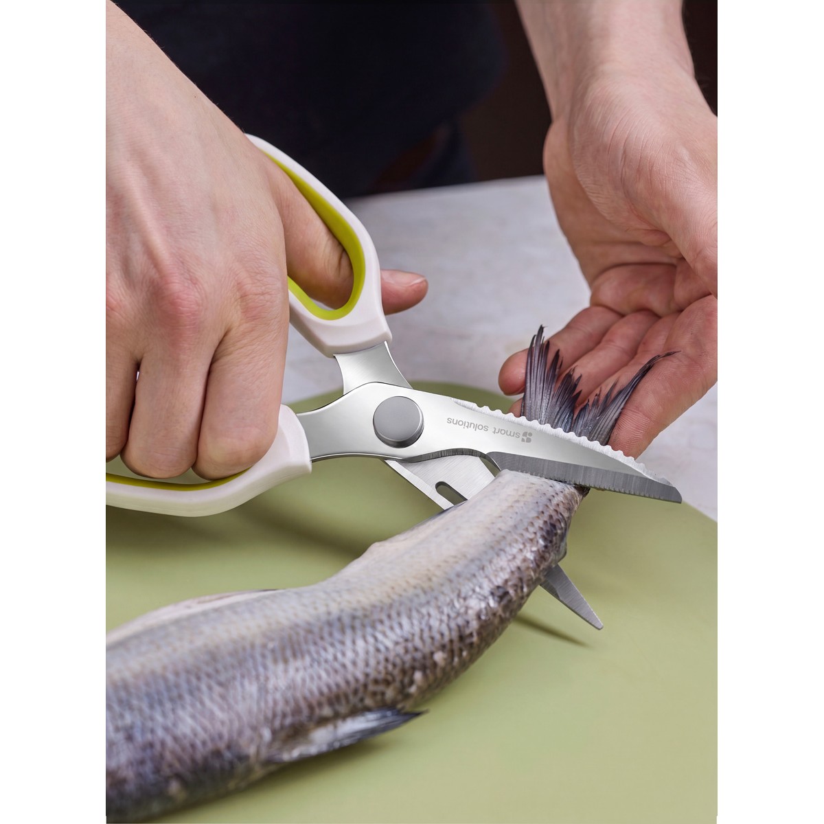 Ножницы кухонные универсальные ergonomy, с магнитным чехлом
