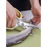 Ножницы кухонные универсальные ergonomy, с магнитным чехлом