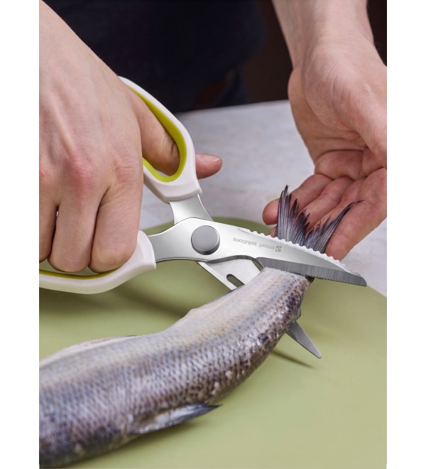 Ножницы кухонные универсальные ergonomy, с магнитным чехлом