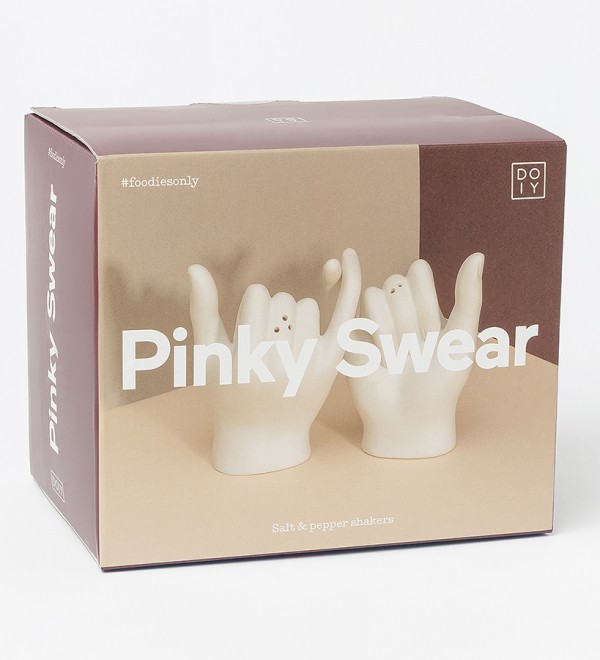 Набор из солонки и перечницы pinky swear