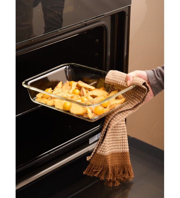 Контейнер для запекания и хранения click glass с крышкой, 2,4 л