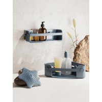Органайзер для душа flex adhesive, голубой