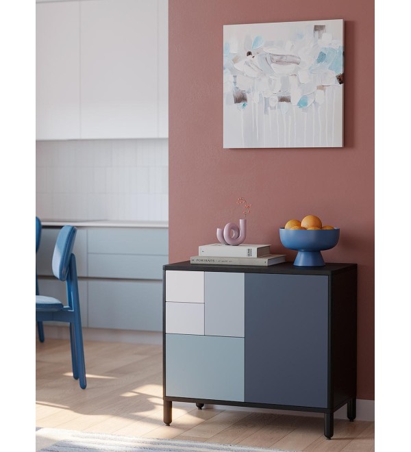 Панно декоративное fleur, 60х60 см, голубое