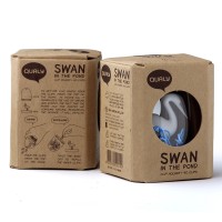 Держатель для скрепок swan in the pond