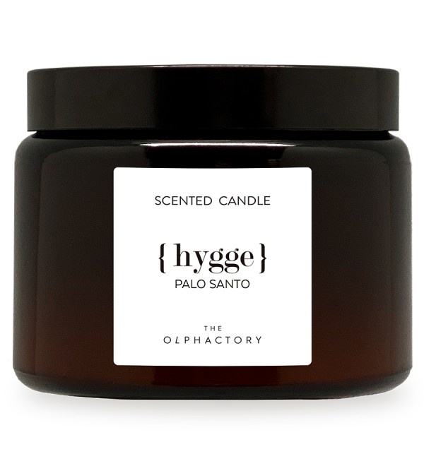 Свеча ароматическая the olphactory, hygge, palo santo, 60 ч