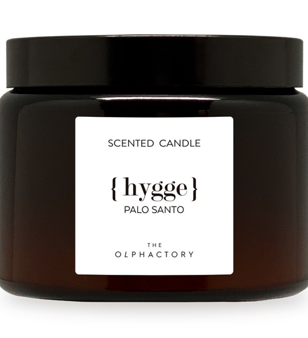 Свеча ароматическая the olphactory, hygge, palo santo, 60 ч