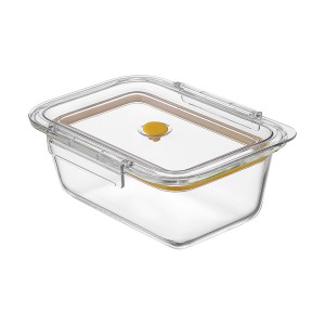Контейнер для запекания и хранения click glass с крышкой, 1150 мл