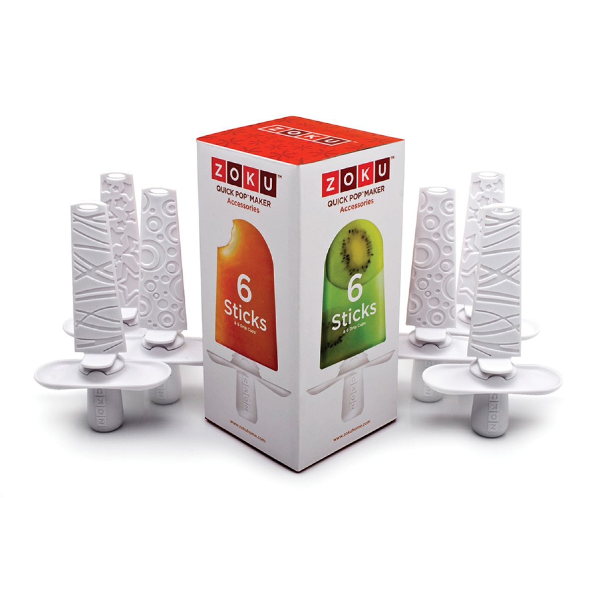 Набор палочек для мороженого pop sticks 6 шт.