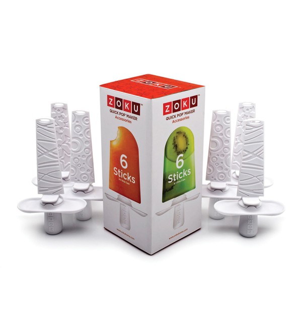 Набор палочек для мороженого pop sticks 6 шт.