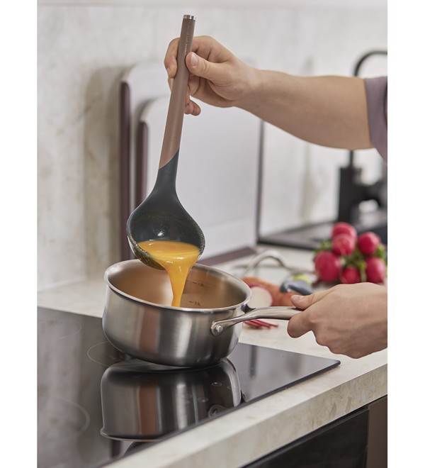 Половник smartchef, 31 см, капучино-графит