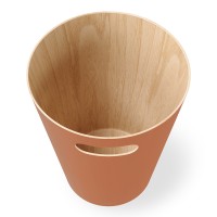 Корзина для мусора woodrow, 7,5 л, коричневая