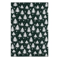 Плед вязаный с новогодним рисунком Морозный Лес
из коллекции new year essential,130х180 см