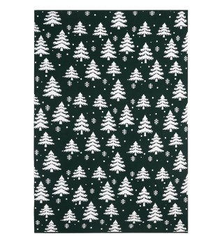 Плед вязаный с новогодним рисунком Морозный Лес
из коллекции new year essential,130х180 см
