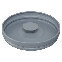 Банка для хранения крупы zinco, 2,2 л, серая