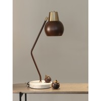 Лампа настольная rond, D18х60 см, сливовая