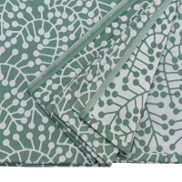 Скатерть из хлопка зеленого цвета с рисунком Спелая смородина, scandinavian touch, 180х180см