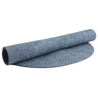 Салфетка подстановочная овальная двухсторонняя fabric, синяя