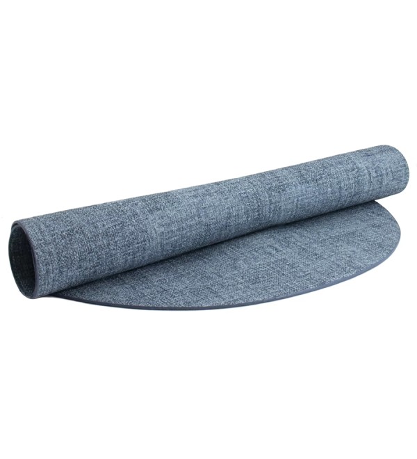 Салфетка подстановочная овальная двухсторонняя fabric, синяя
