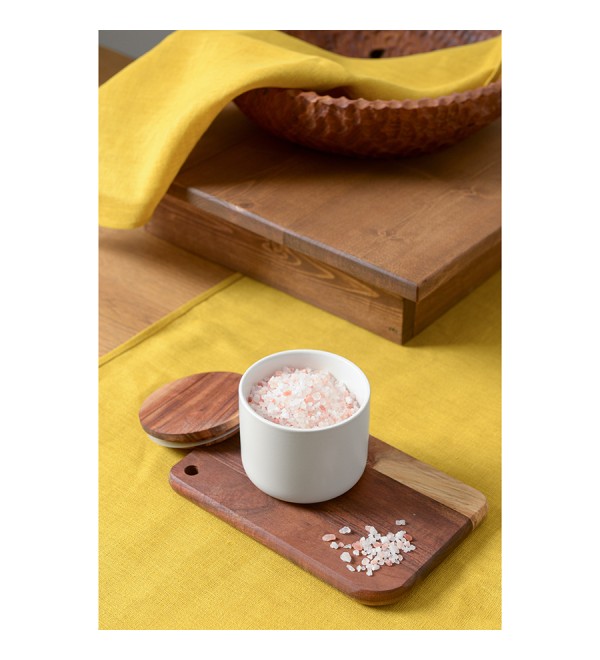Банка для хранения керамическая, 350 мл, белая