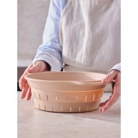 Дуршлаг складной силиконовый smart helper, D25,5 см, карамель