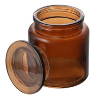 Банка для хранения amber, темно-янтарная