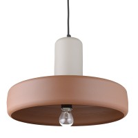 Светильник подвесной juko, D42х31 см, бежевый/коричневый